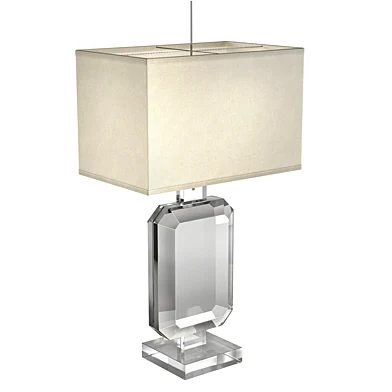 1st Dibs Les Prismatiques Acrylic Table Lamp
