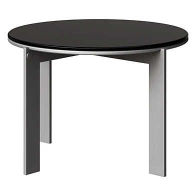 Журнальный столик  joined RO34.4 - contemporary steel side table with mirror top - by barh.design    журнальный стол