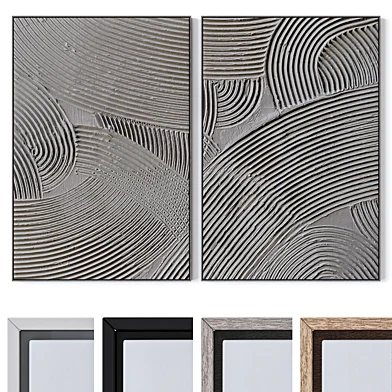 Set of large wall paintings 2119