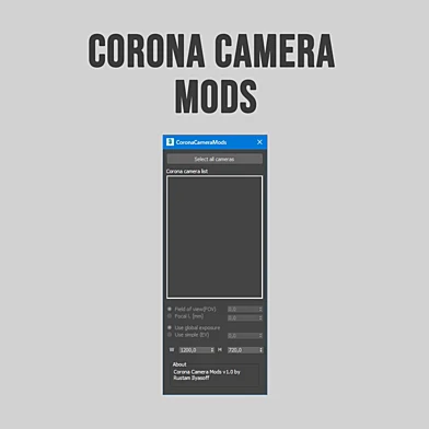 Corona Camera Mods (Corona 7)