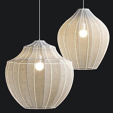 Japanese lantern pendant light