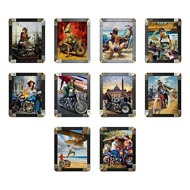 David Uhl Harley Davidson painting part_04