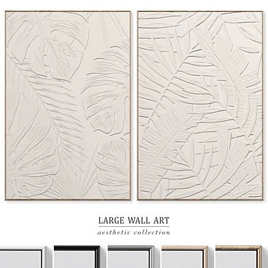 Boho Relief Textural Plaster Wall Art C-661