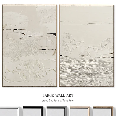 Mid-Century Relief Plaster Wall Art C-662