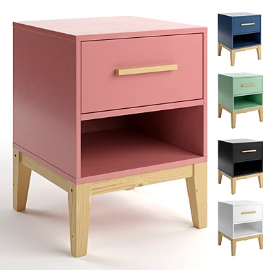 Тумбочка из сосны с ящиком Veromobili Vero Pine