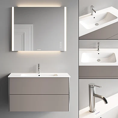 Duravit XSquare Vanity Unit Set 4
