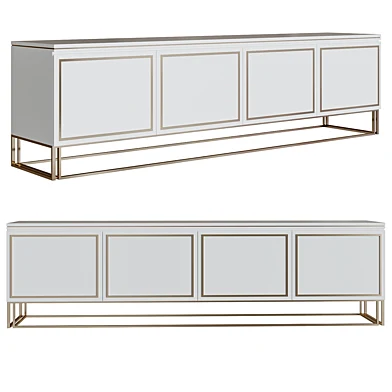Тумба под ТВ Chivasso White MDF Тумбочка
