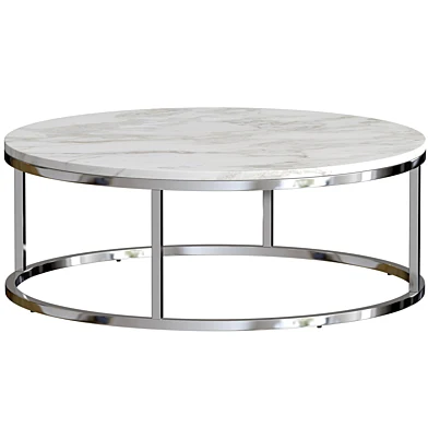 SMART round marble coffee table