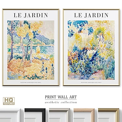 Le Jardin Vintage Exhibition Poster P-609