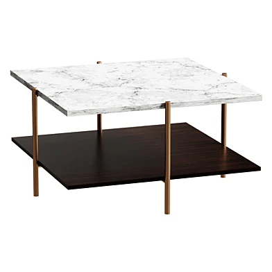 Журнальный стол          Mid Century Modern Square Coffee Table                        журнальный стол