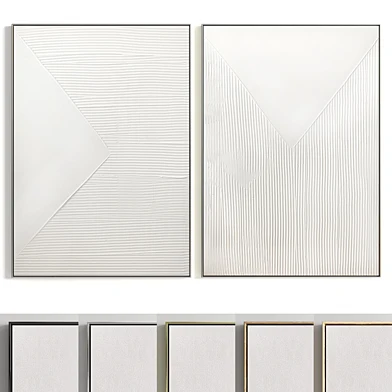 Plaster Two Photo Frames T-353