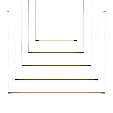 lines designer chandelier