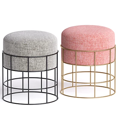 Deepmala Ottoman with Cushion pouf