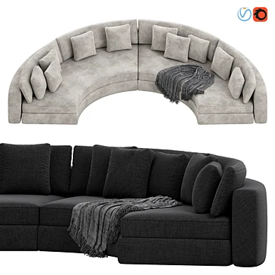 Harold Modular Sofa by Meridiani