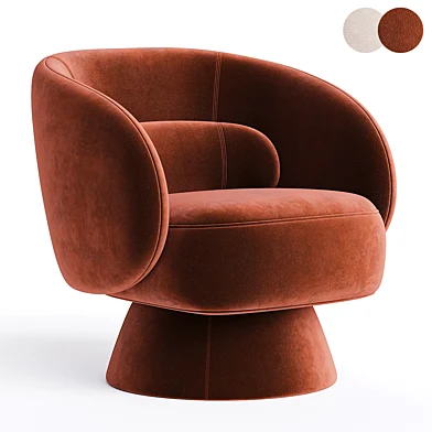 Saboor Upholstered Swivel Barrel Chair