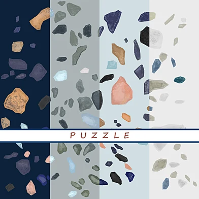 Дизайнерские обои PUZZLE pack 5
