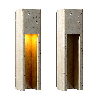 CB2 Graziano Travertine Wall Sconce