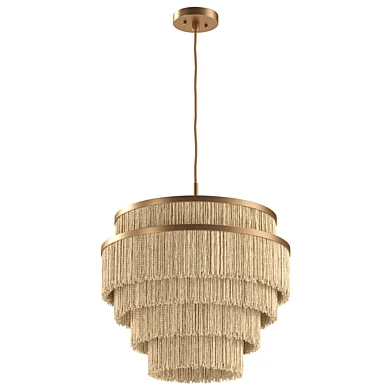 Julia Tiered Fringe Chandelier