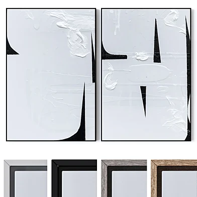 Set of large wall paintings 2414