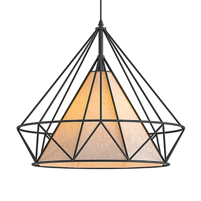 Retro metalic pendant