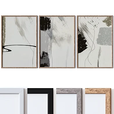 Set of large wall paintings 2423