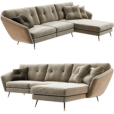 DUKE Sectional sofa By VALENTINI