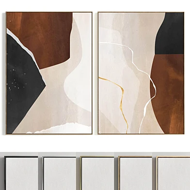 Plaster Two Photo Frame T-381
