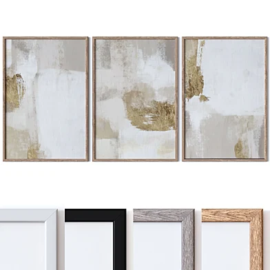 Set of large wall paintings 2433
