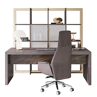 Рабочее место About Office Bridge Desk Gate Bookcase