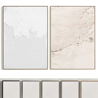 Plaster Two Photo Frame T-390