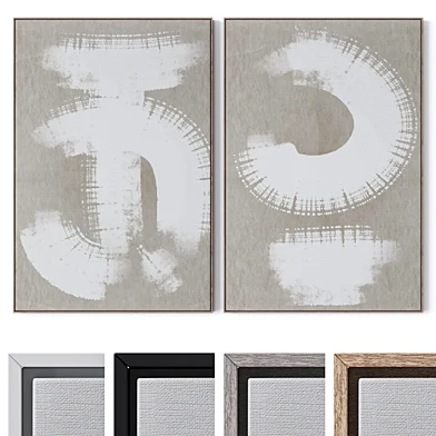 Set of large wall paintings 2452