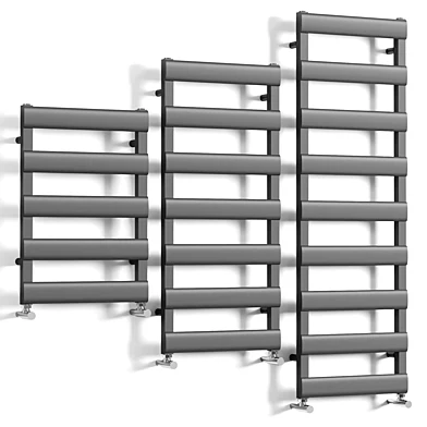 Milano Passo Anthracite Aluminium Designer Towel Rail
