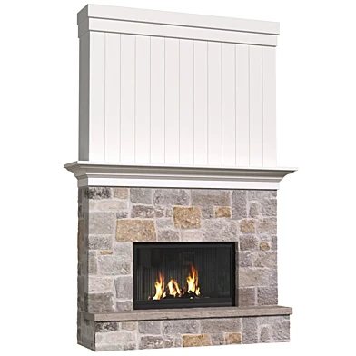 Камин в стиле Прованс.French Fireplace in Country style.Rustic Farmhouse fireplace