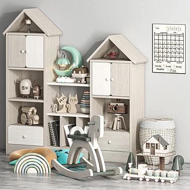 Children's Bookshelf Rack