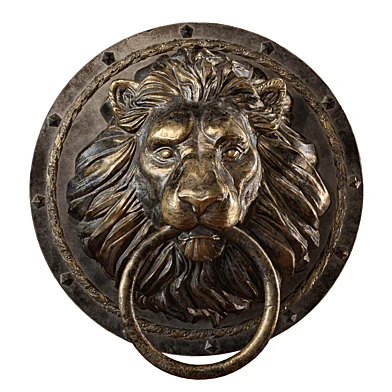 Lion Head Medalion