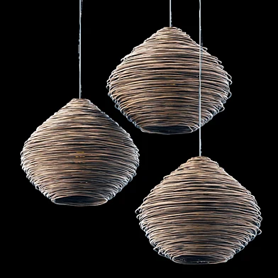 Lamp wicker n22