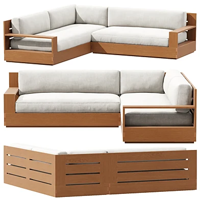 Marbella Teak Modular Sofa 9