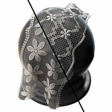 Lace Trim PBR Materials 01