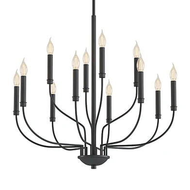 modern black chandelier