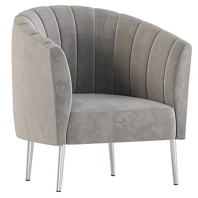 Silver Leg Deco Lounge Chair by foter