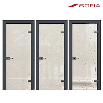 Двери стеклянные Phantom Design Sofia