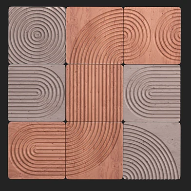 KARVD Modular Wood Carved Wall Panels
