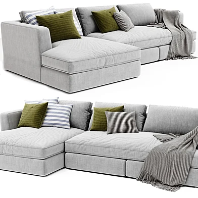 Flexform Barret Chaise Longue Sofa