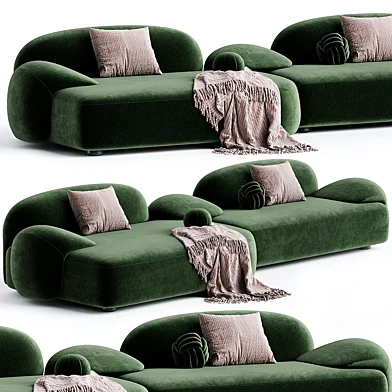 Paolo Castelli AMA Sectional fabric sofa
