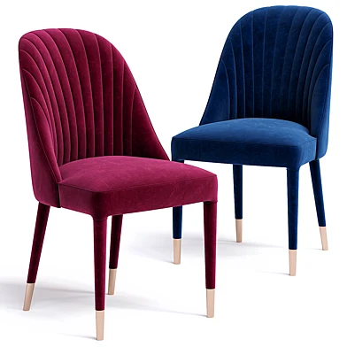 KRZESLO GIVE ME MORE VELVET CHAIR CZERWONE