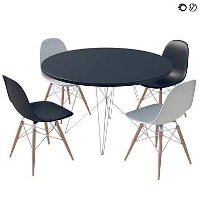 Стол и стулья Vitra Eames & Tavolo