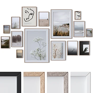 Set of 15 wall paintings 2493