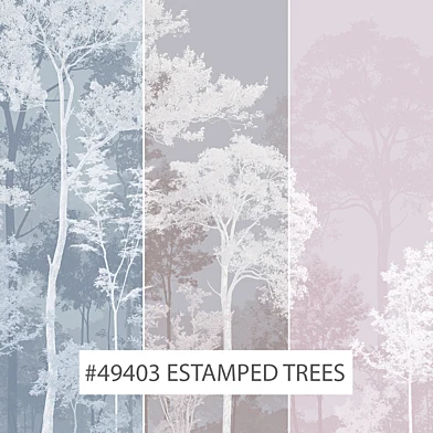 Creativille | Wallpapers | 49403 Estamped Trees