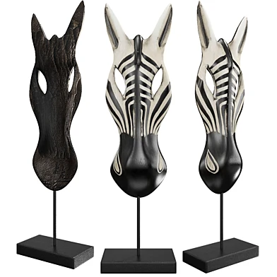 Zebra African Mask