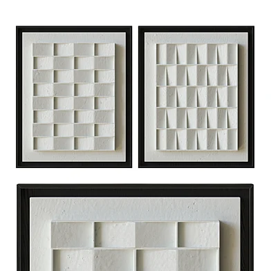 Панно White Relief #1 and #2 от ART-IN-RETURN